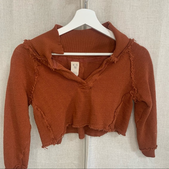 FREE PEOPLE Darcy Cropped Sweater - Picture 4 of 8